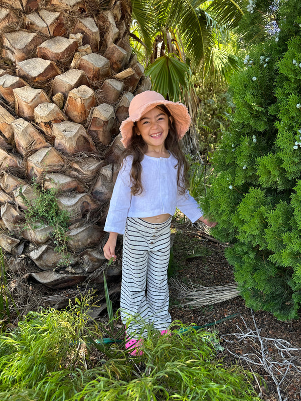 Linen Long Sleeve Top